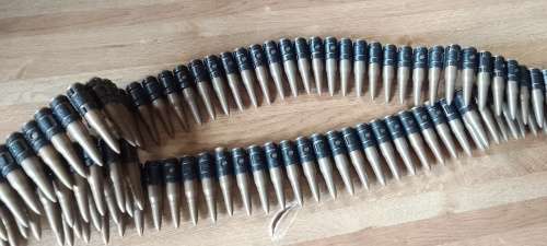 repro machine gun bullet belt